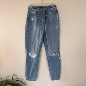 Blue Spice Ankle High Rise Jeans Mom Jeans - 5